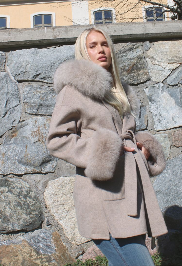 VANESSA COAT TAUPE