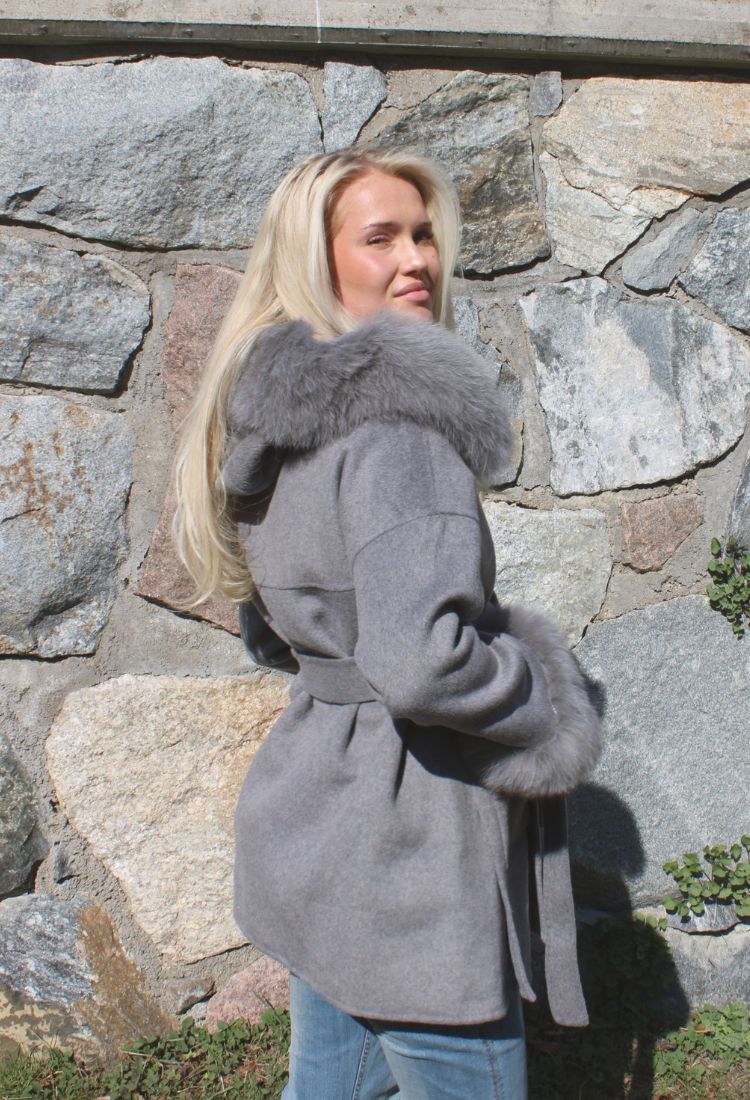 VANESSA COAT GREY