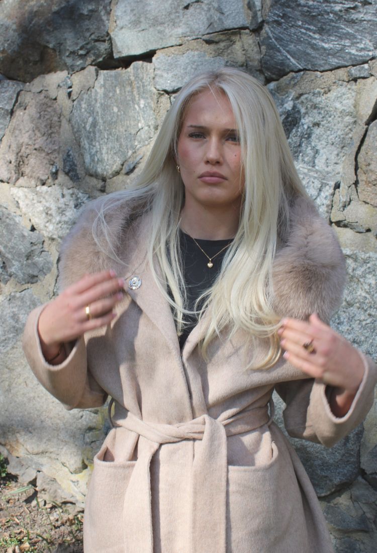 NATHALIE LONG COAT CAMEL