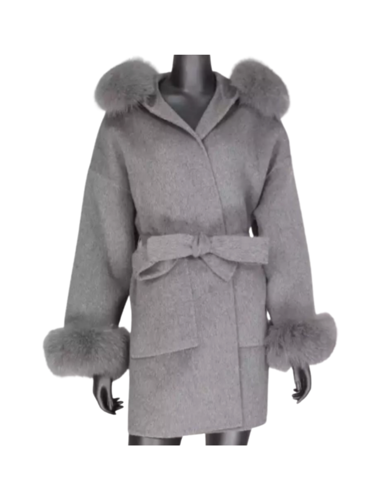 VANESSA COAT GREY