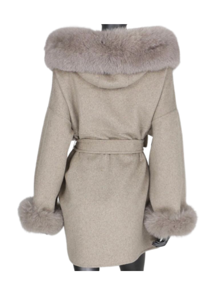 VANESSA COAT TAUPE