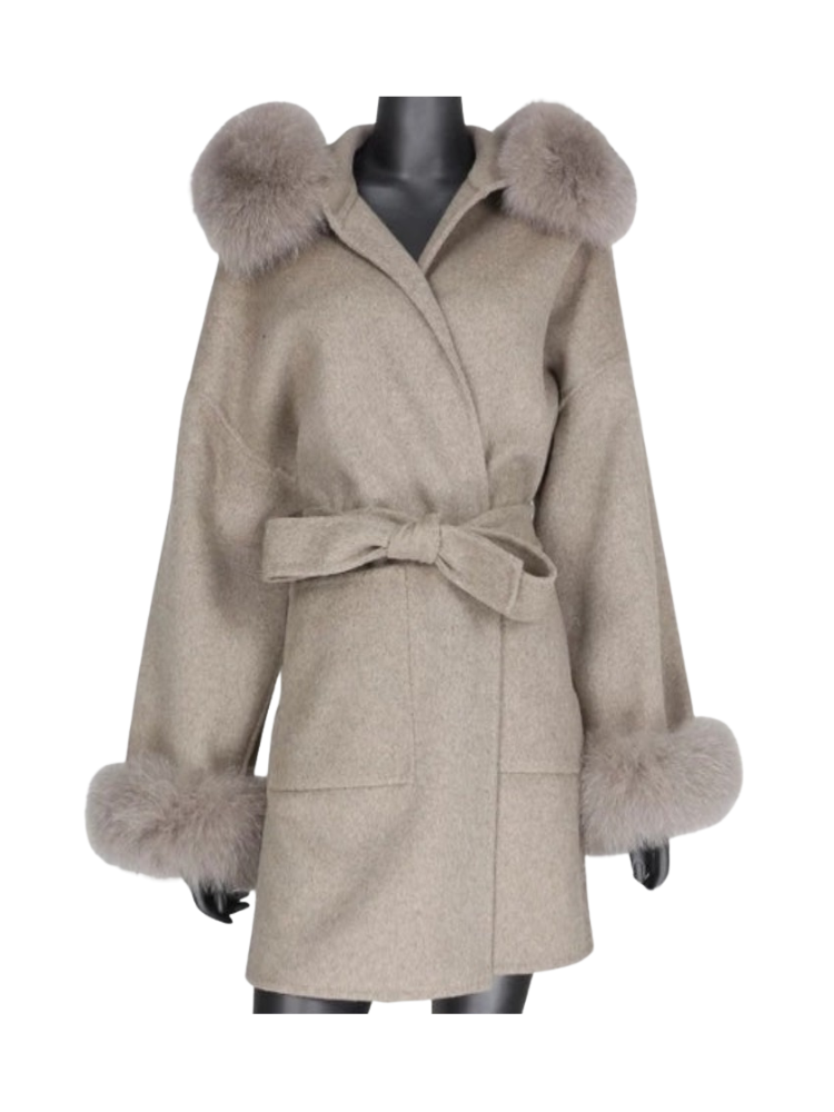 VANESSA COAT TAUPE