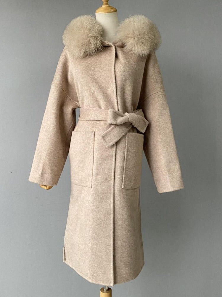 NATHALIE LONG COAT CAMEL