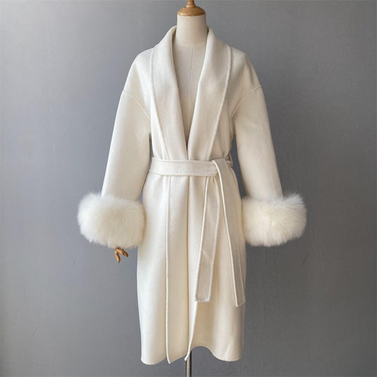 EMILY LONG COAT OFF WHITE