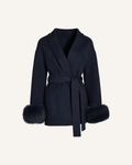 MARIE COAT NAVY