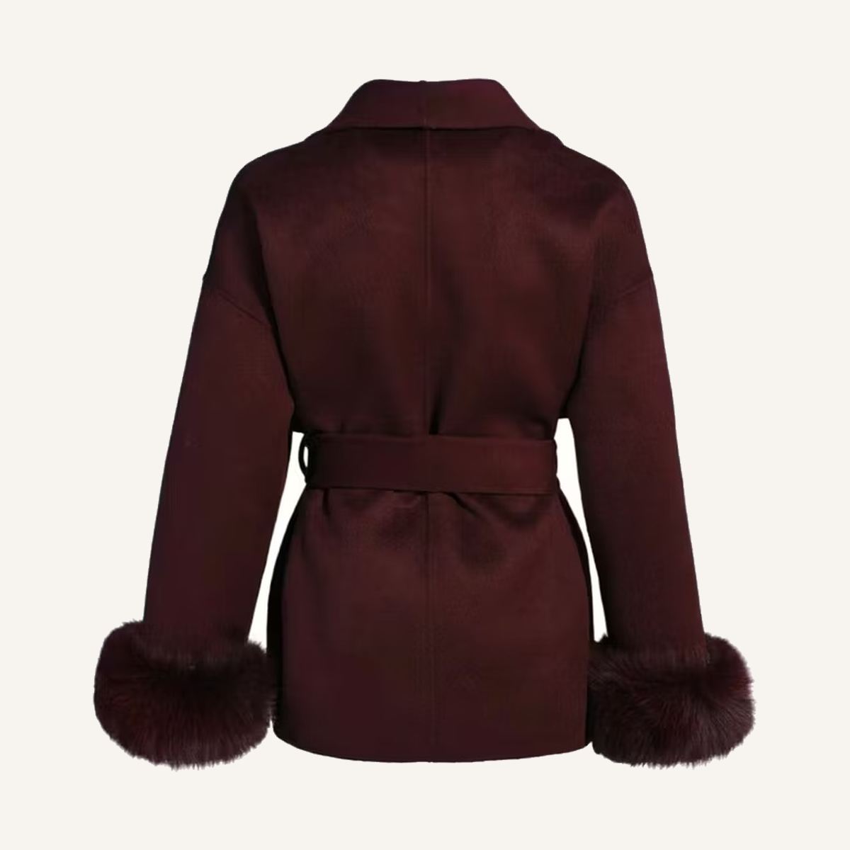 MARIE COAT BURGUNDY