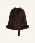 MARIE COAT BROWN