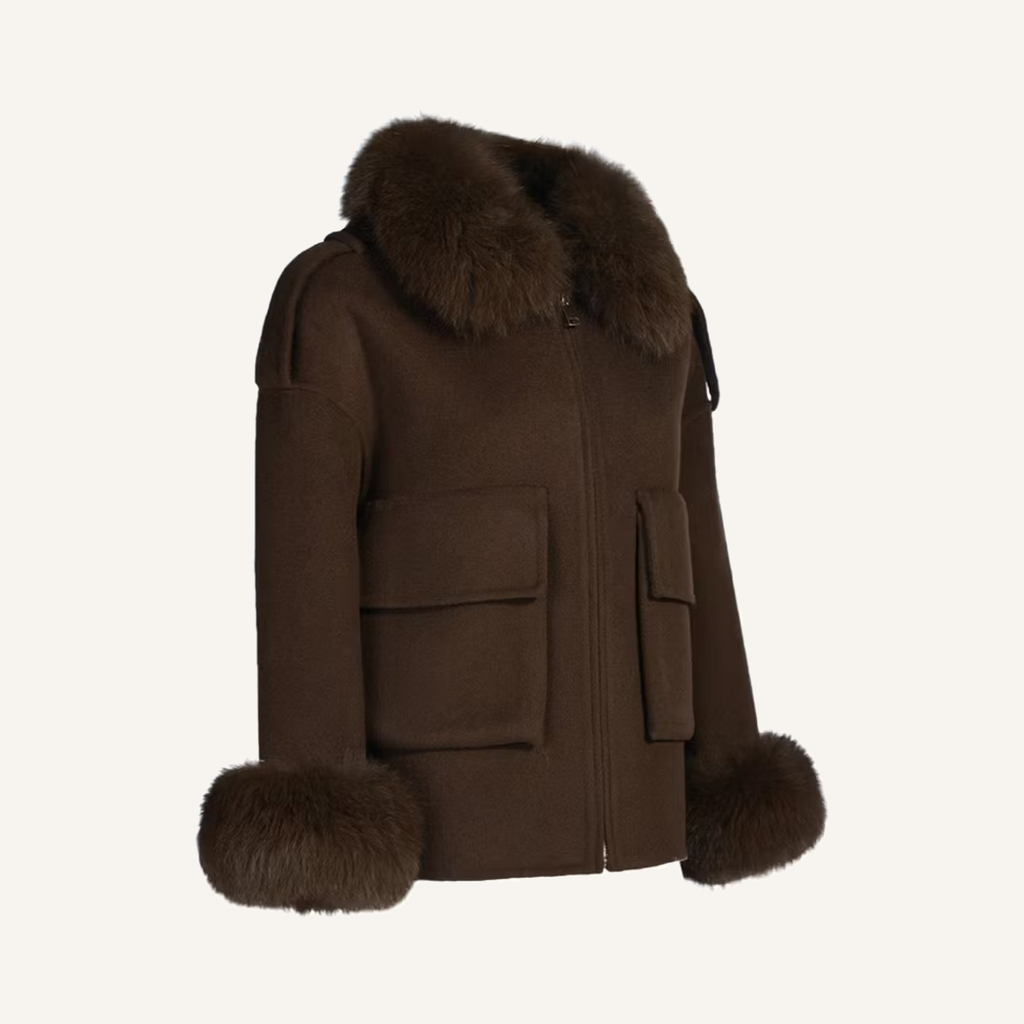 STEPHANIE JACKET BROWN