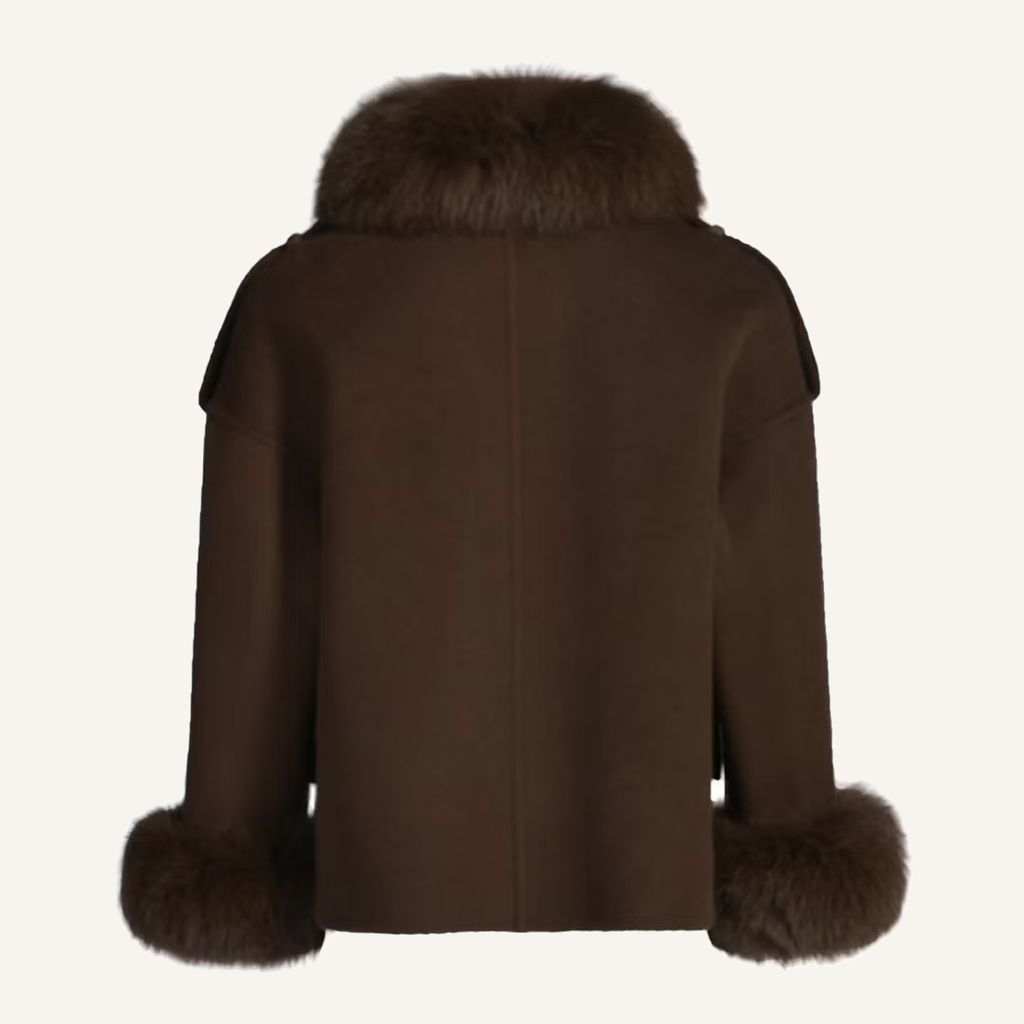 STEPHANIE JACKET BROWN