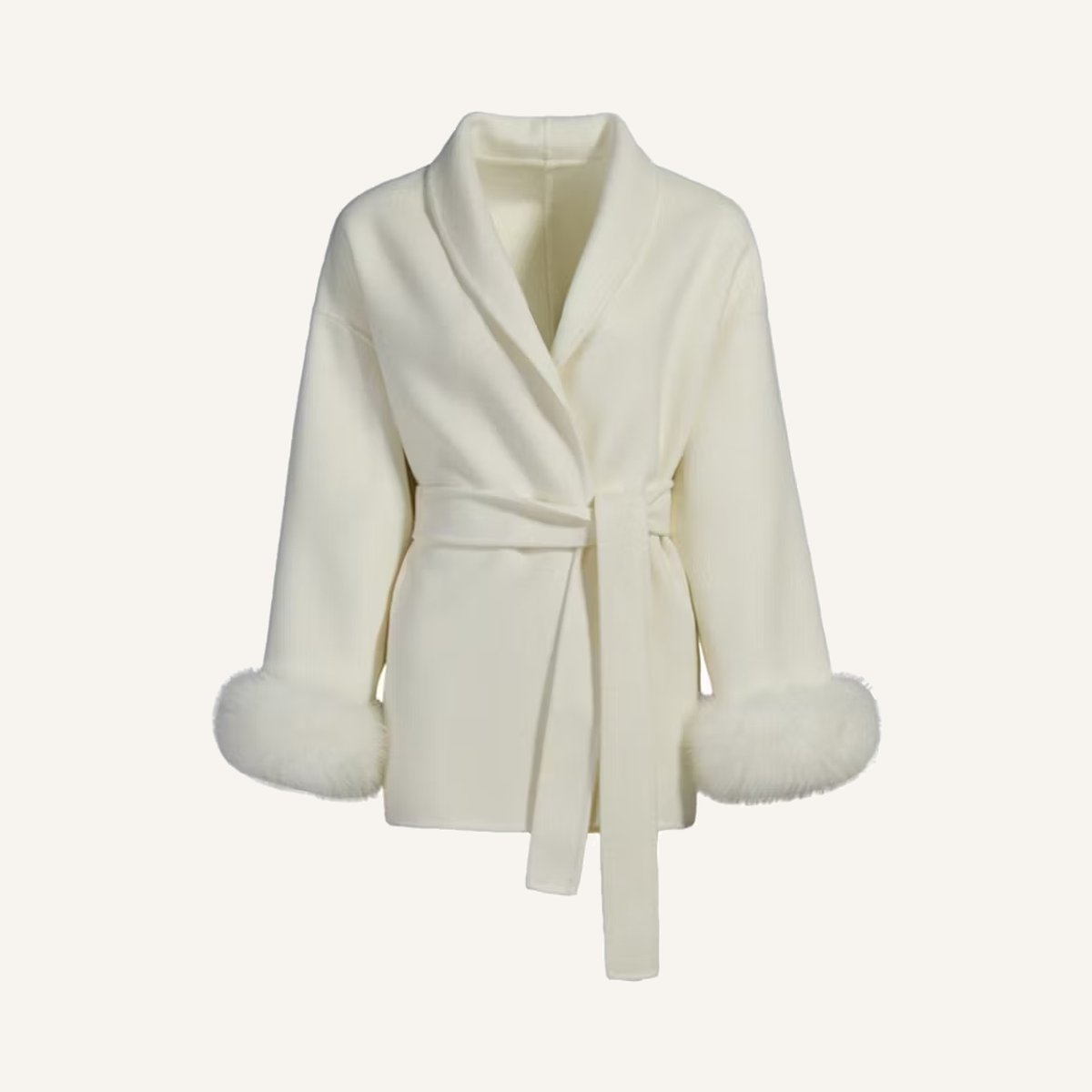 MARIE COAT OFF WHITE