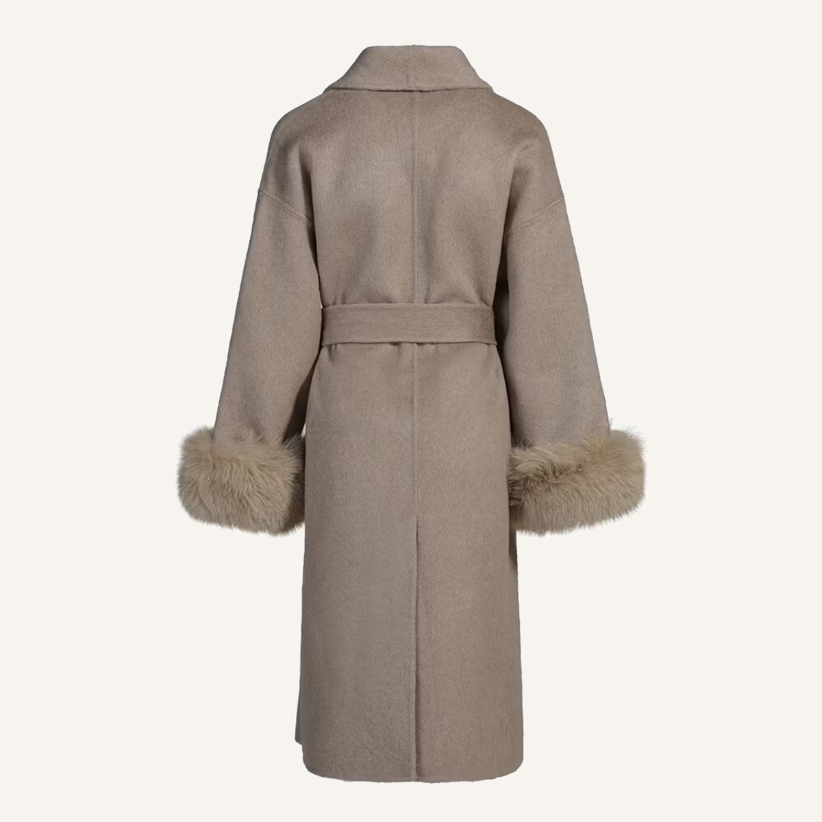 EMILY LONG COAT TAUPE