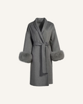EMILY LONG COAT GREY
