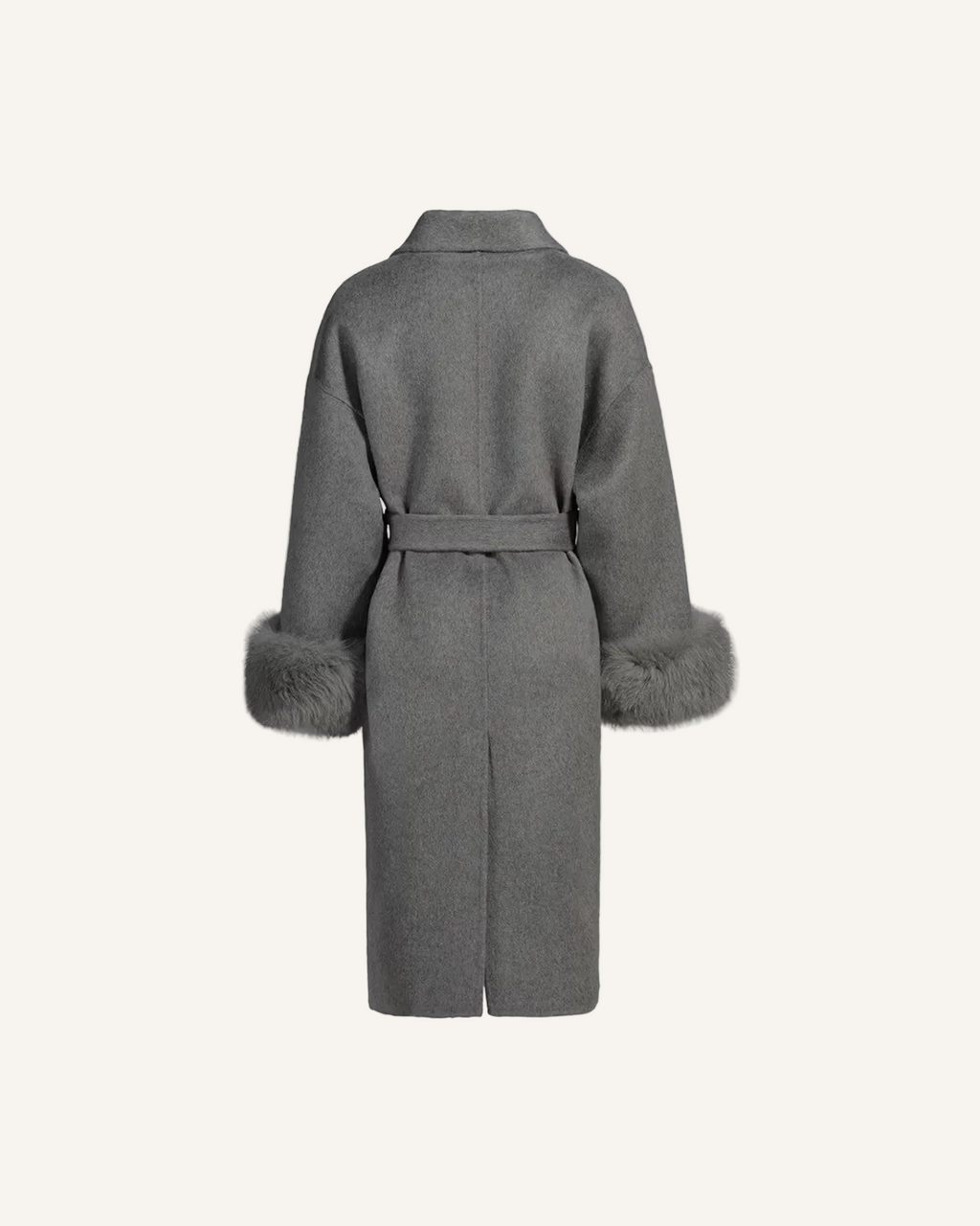 EMILY LONG COAT GREY