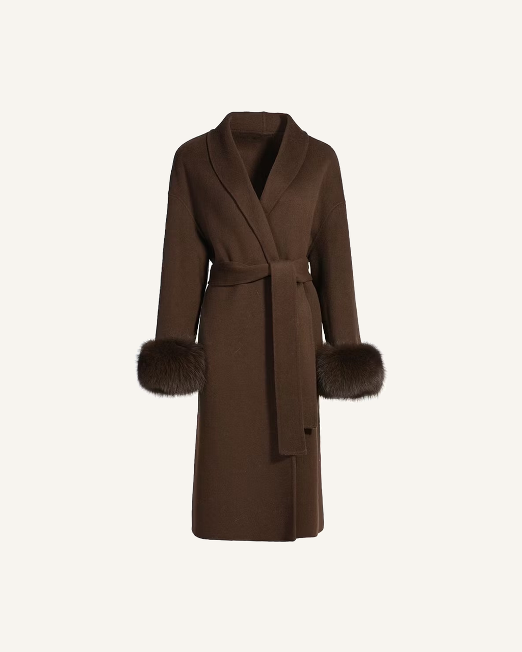 EMILY LONG COAT BROWN