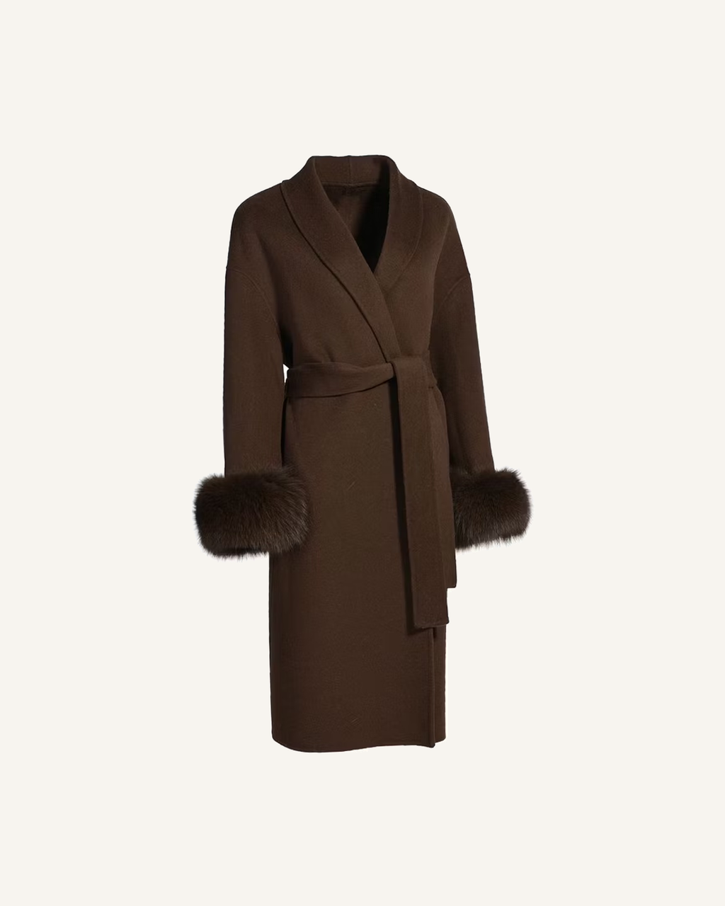 EMILY LONG COAT BROWN