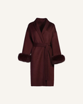 EMILY LONG COAT BURGUNDY