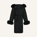 LEONA LONG COAT BLACK