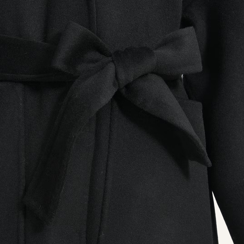 LEONA LONG COAT BLACK