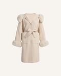 LEONA LONG COAT OFF WHITE