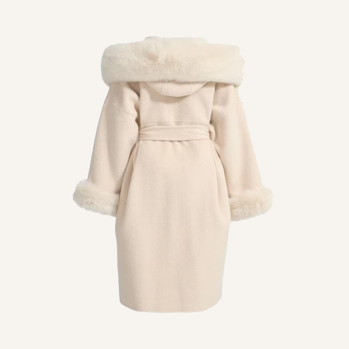LEONA LONG COAT OFF WHITE