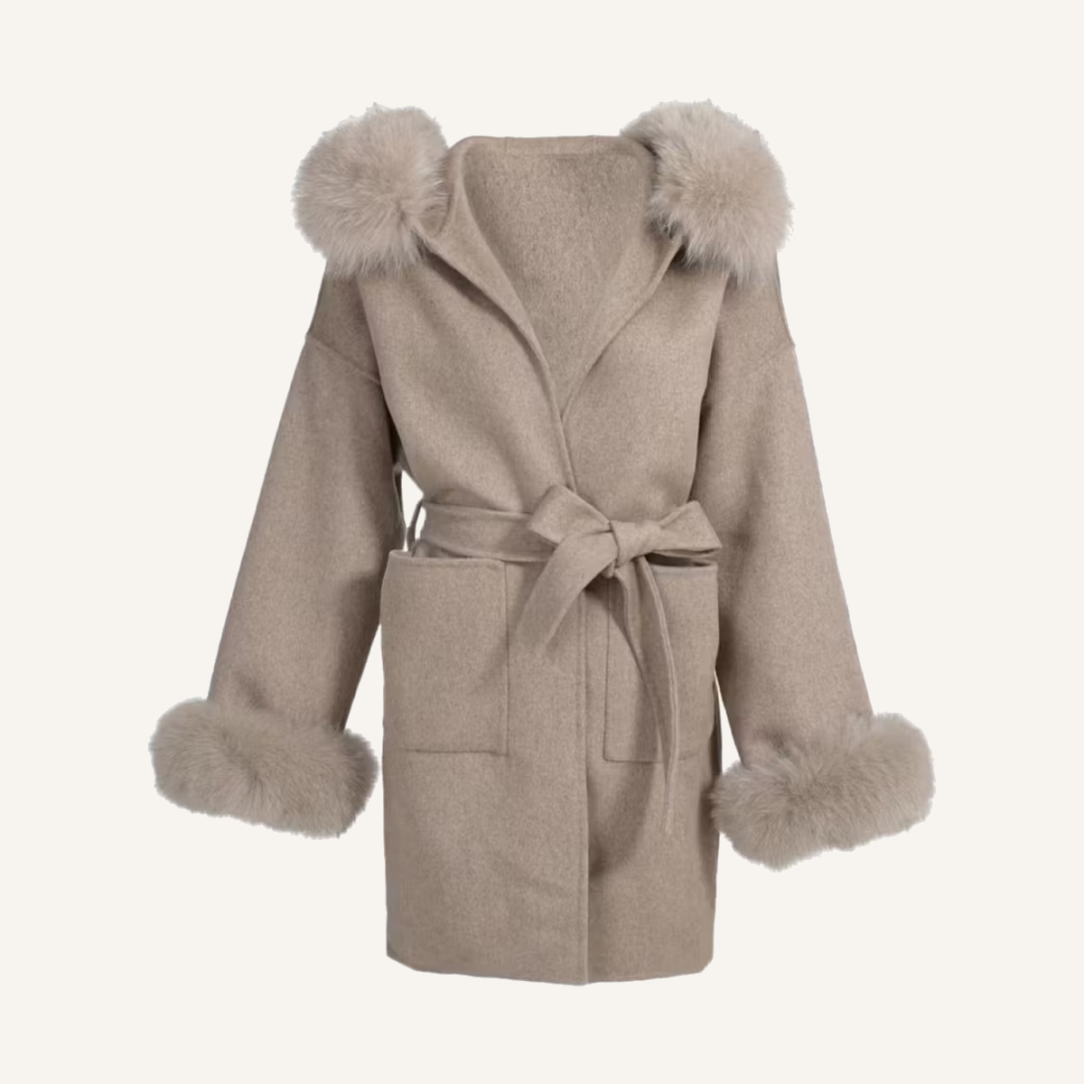 VANESSA COAT TAUPE