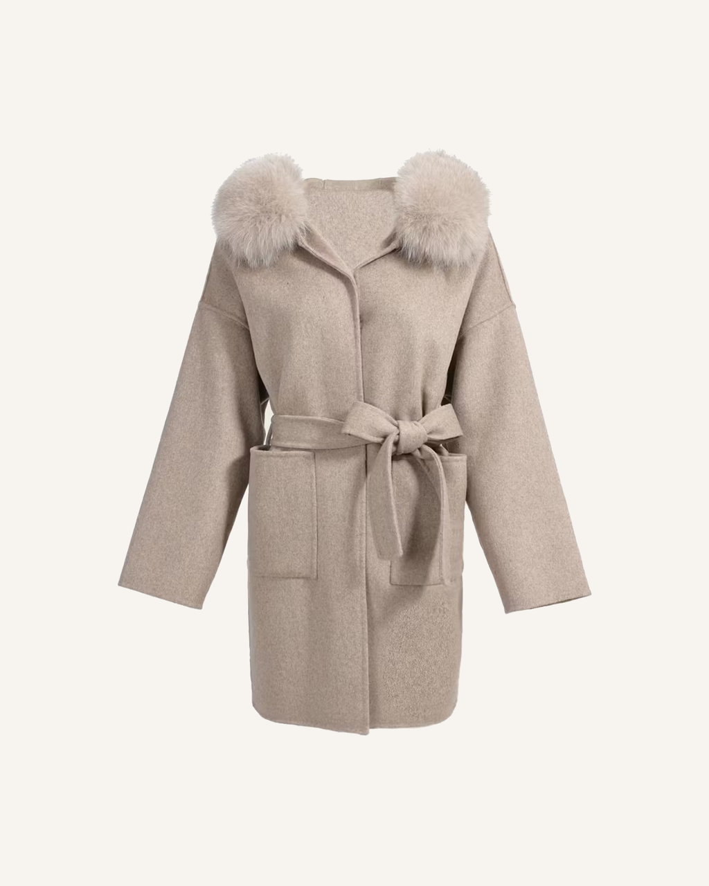 ALICIA COAT TAUPE