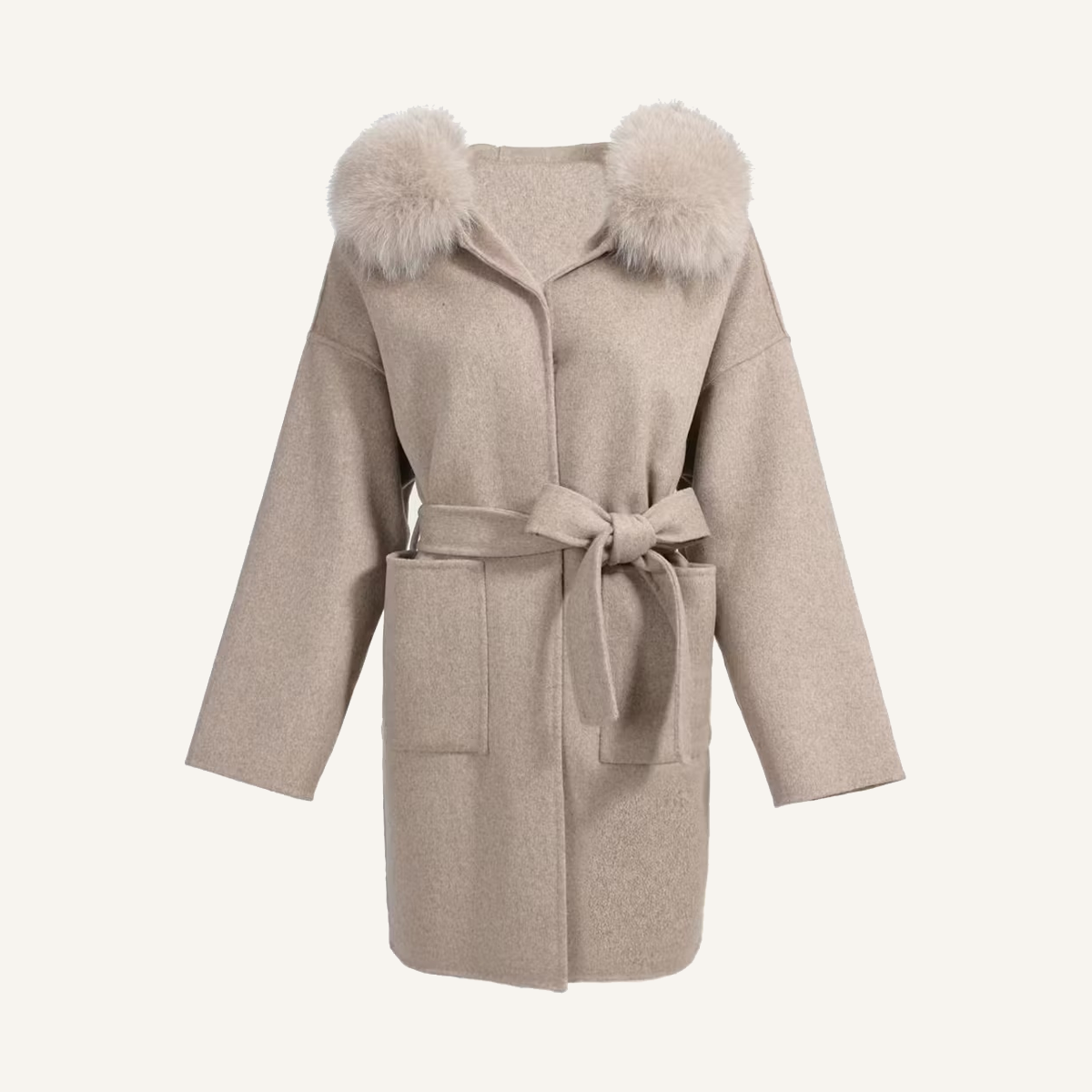 ALICIA COAT TAUPE