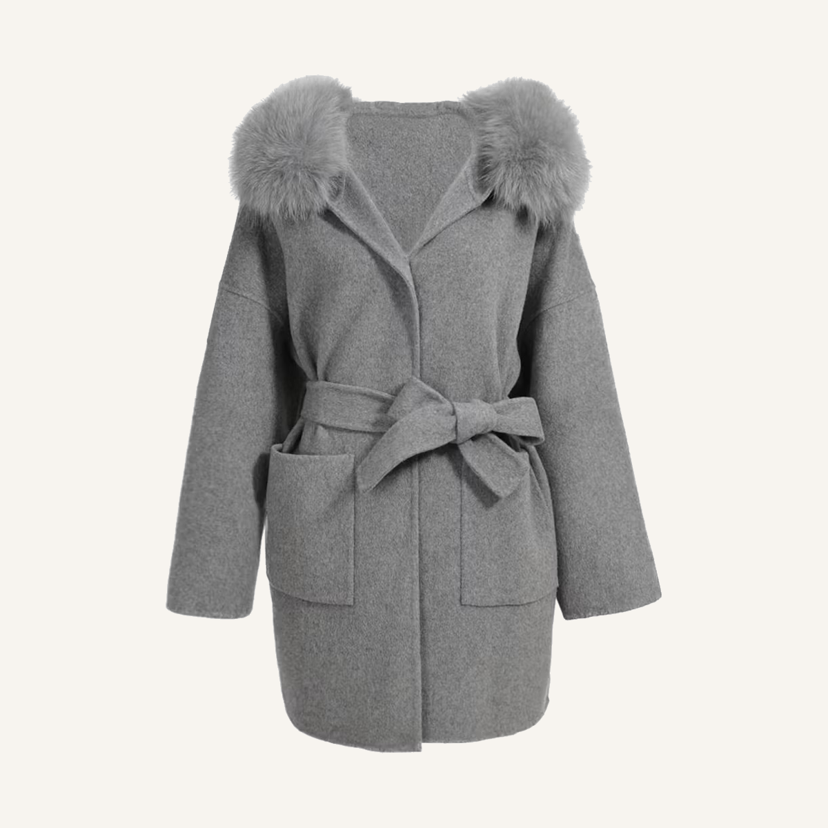 ALICIA COAT GREY