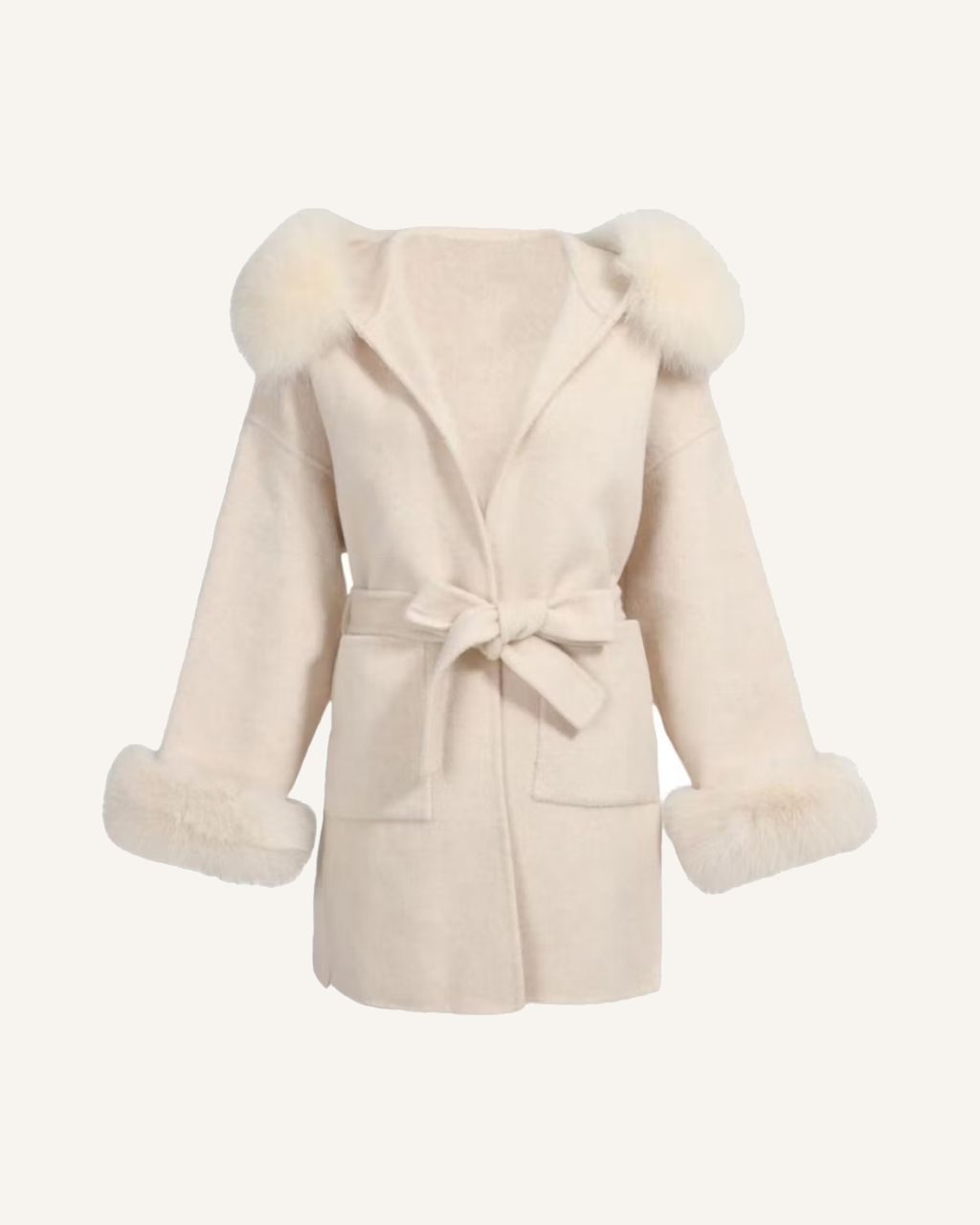 VANESSA COAT OFF-WHITE