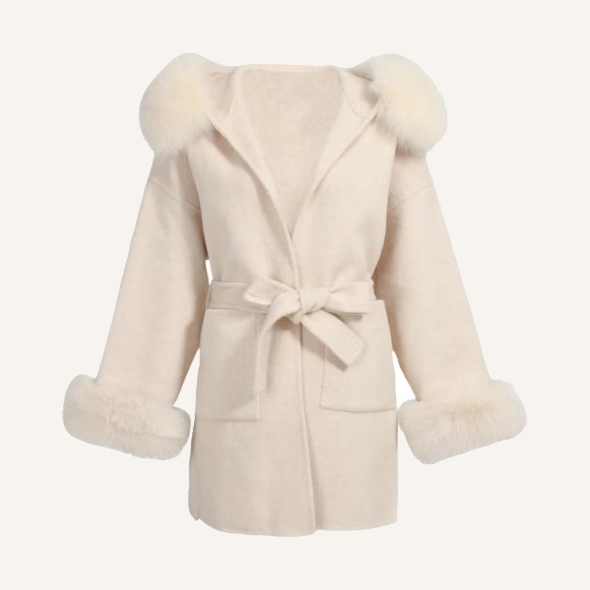 VANESSA COAT OFF-WHITE