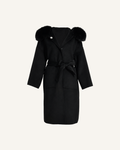 NATHALIE LONG COAT BLACK
