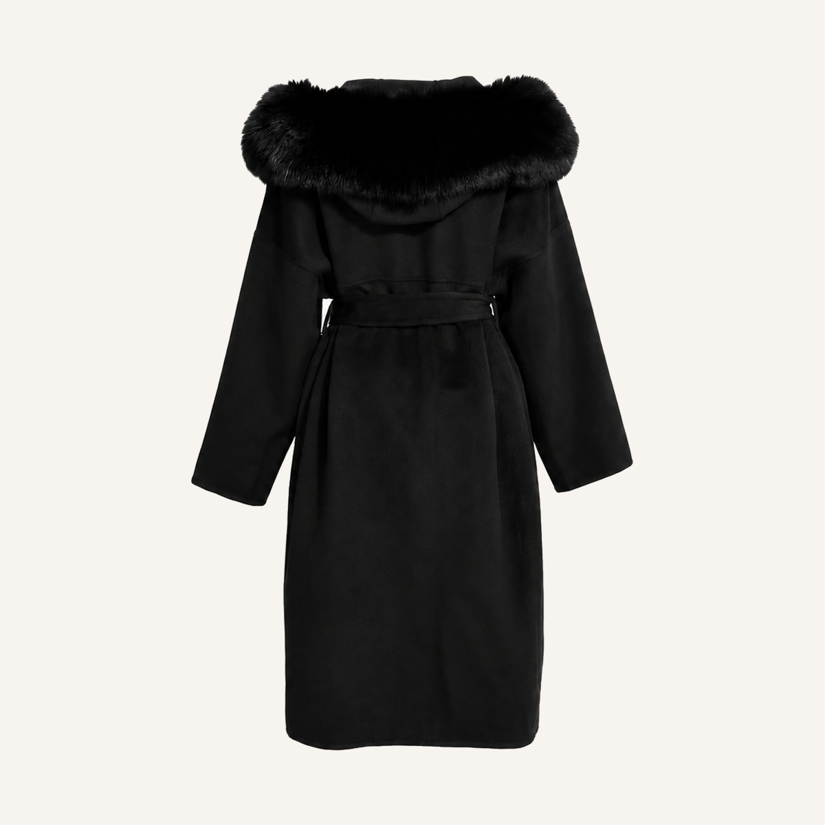 NATHALIE LONG COAT BLACK