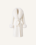 MILLY COAT OFF-WHITE