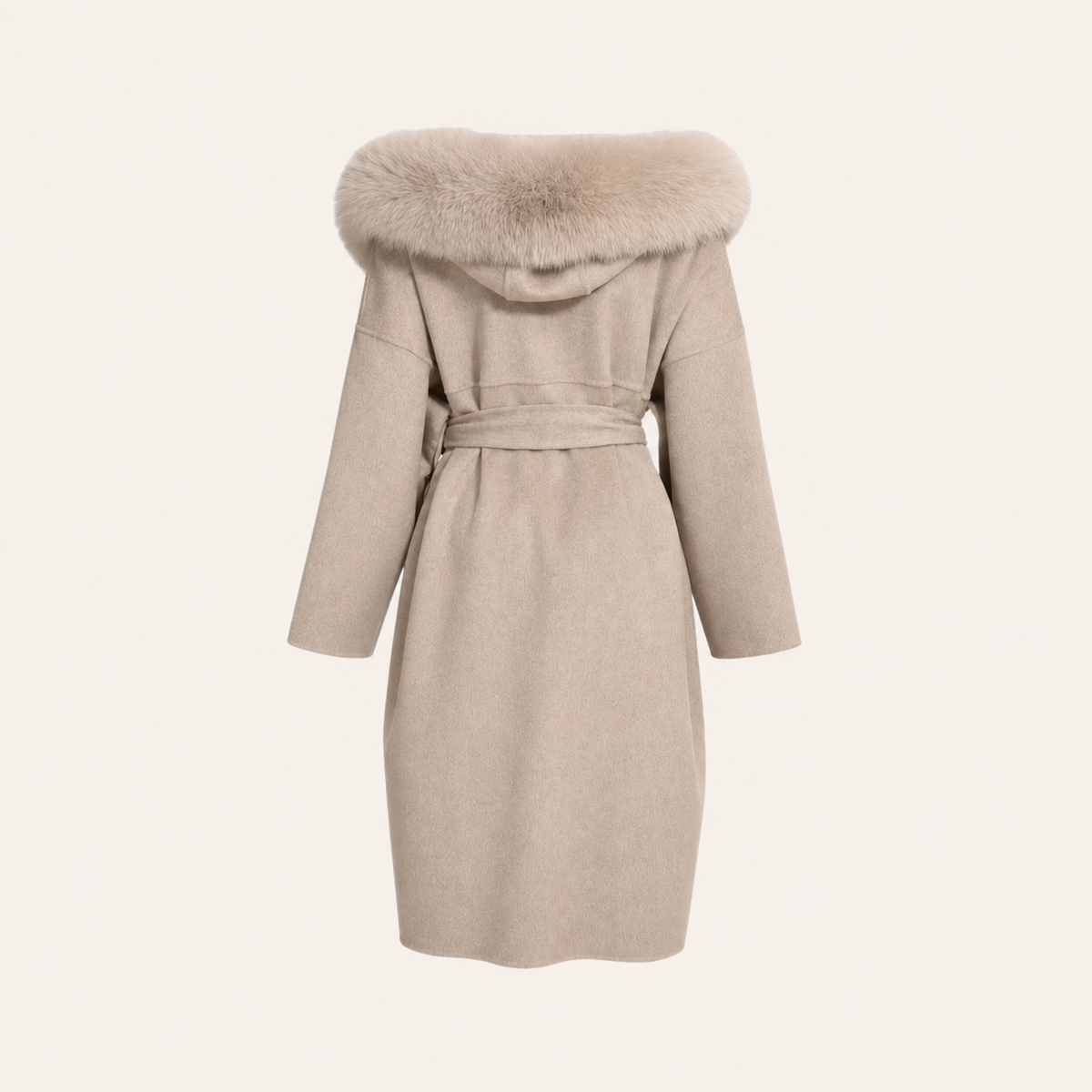 NATHALIE LONG COAT TAUPE