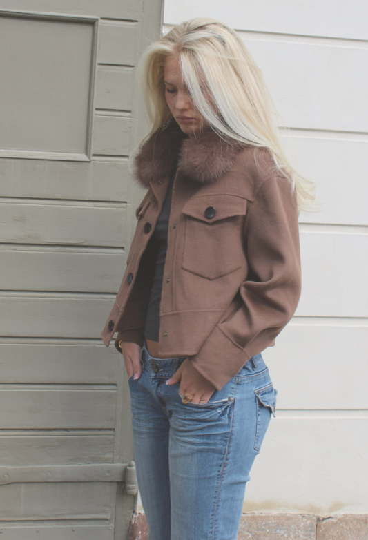 MELANIE JACKET BROWN