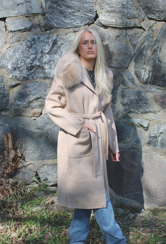 NATHALIE LONG COAT CAMEL