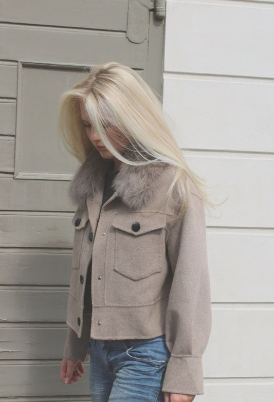 MELANIE JACKET TAUPE